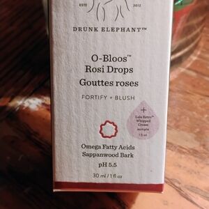 Drunk Elephant O-Bloos Rosi Drops - White and Cream